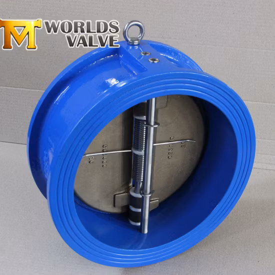 API594/ISO5752 Ductile Cast Iron Wafer Type Dual Plate Double Door Check Valves Non Reture Valve