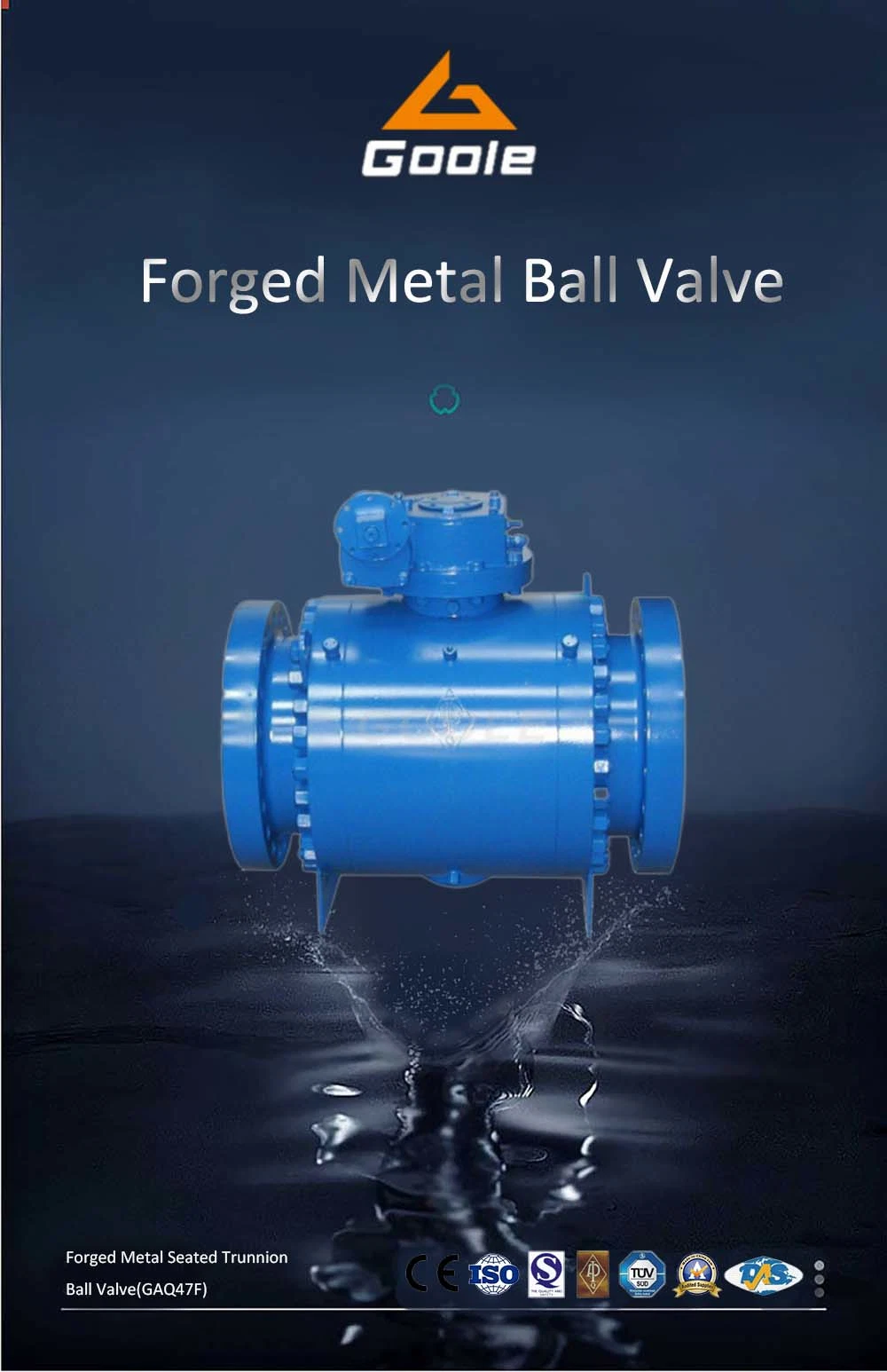 API 6D / API 608 Forged Carbon Steel / Stainless Steel / 150lb/300lb/600lb/900lb/1500lb/2500lb High Pressure Floating / Trunnion Ball Valve (Q347F)